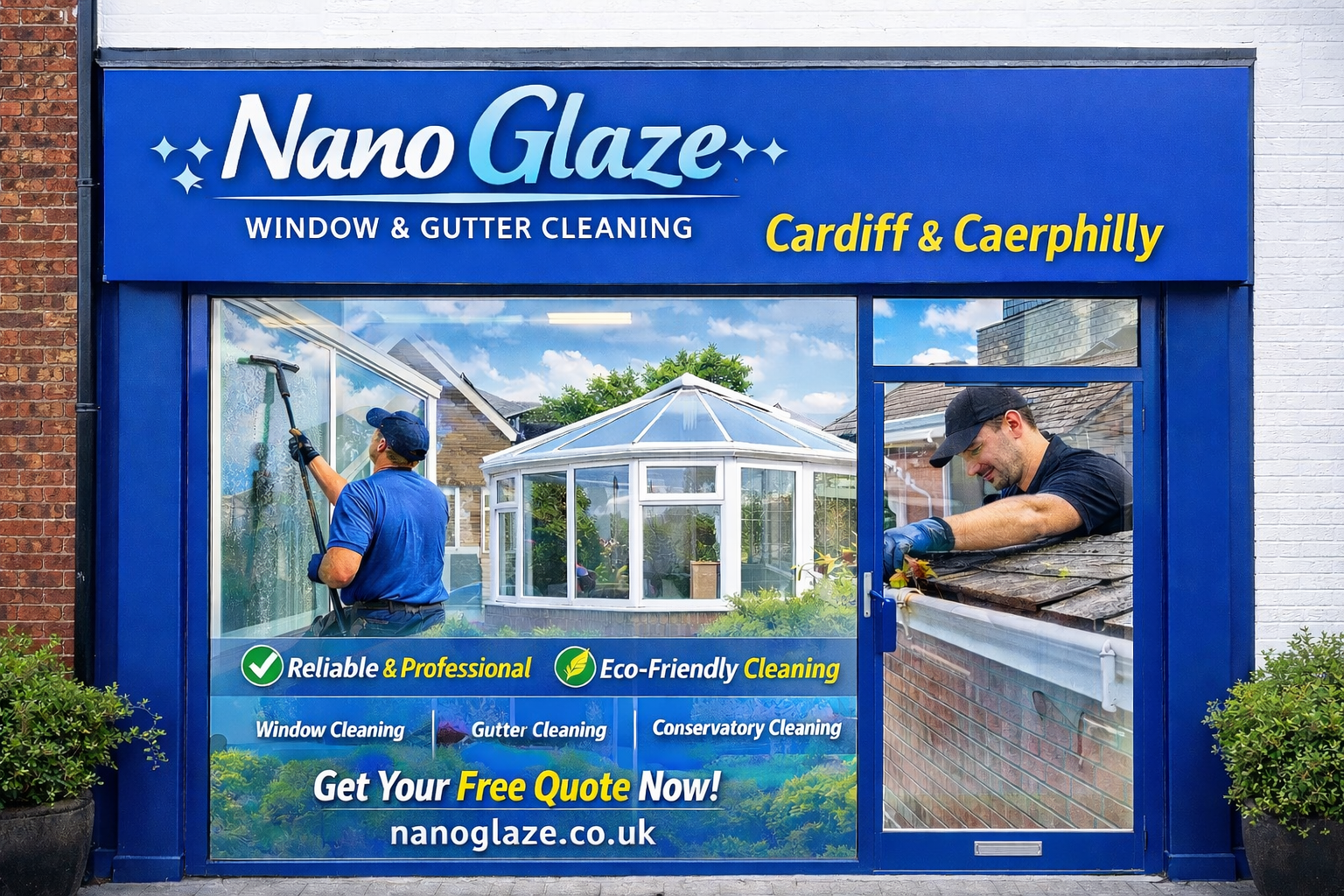 Window Cleaners in Cardiff & Caerphilly