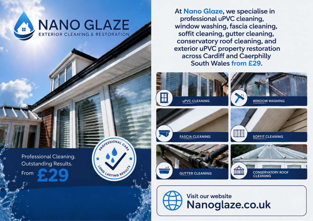 uPVC Cleaning Services in Cardiff and Caerphilly